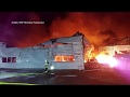 Pożar hal w Mikołowie 25.06.2019